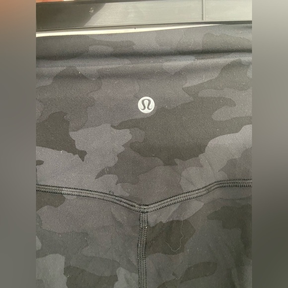 Lululemon Align Pant II Heritage 365 Camo Deep Coal Multi Size 12 - Picture 6 of 8